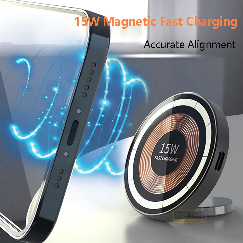 Smartwatch X12 - 2-in-1 Desktop 15W Magnetische Draadloze Oplader