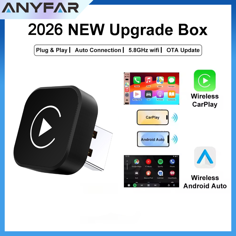 Smartwatch Universal - 2026 Draadloze CarPlay Adapter 2-in-1 Bedraad