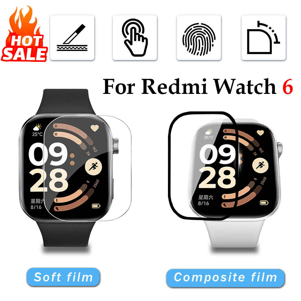Xiaomi Smartwatch Accessories - 1-5 Stuks Zachte Film voor Xiaomi