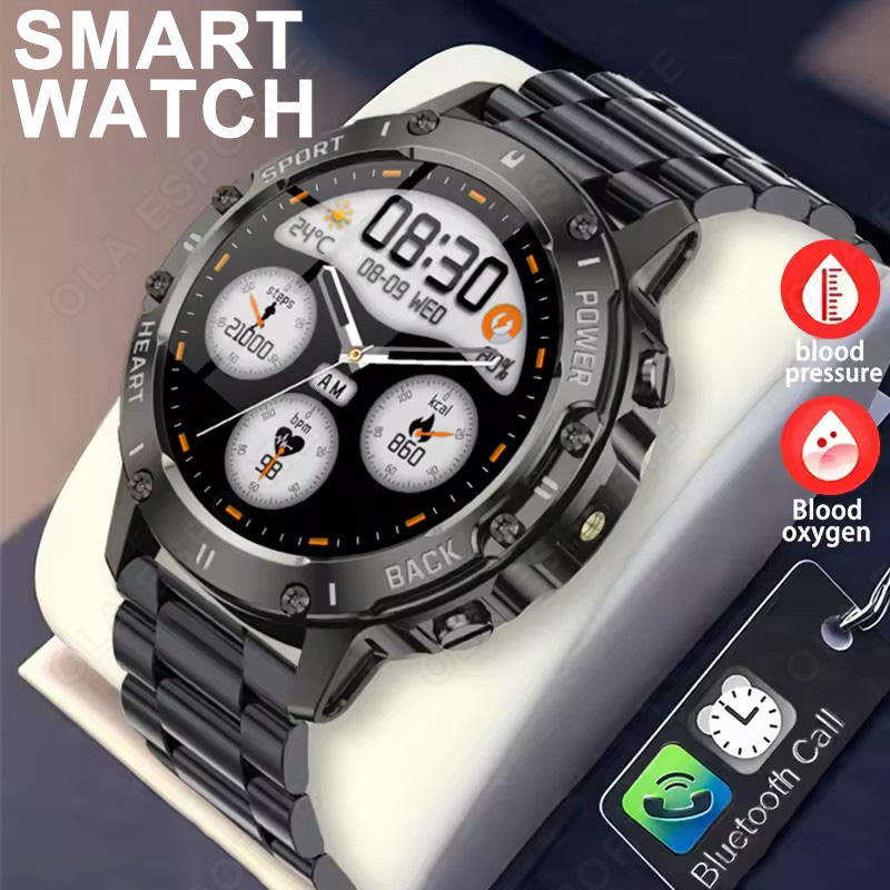 Smartwatch X12 - Militaire Outdoor Smartwatch HW12 met 1,39