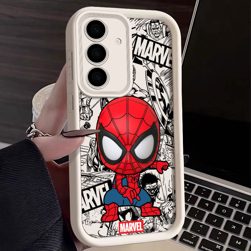 Samsung Galaxy S25 - Marvel Spiderman Schattige Hoesjes voor Samsung