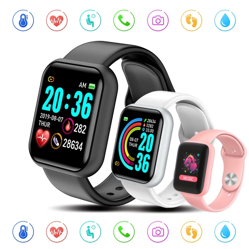 Smartwatch Icon - Sport Bluetooth Smart Watches Kleurenscherm Leven
