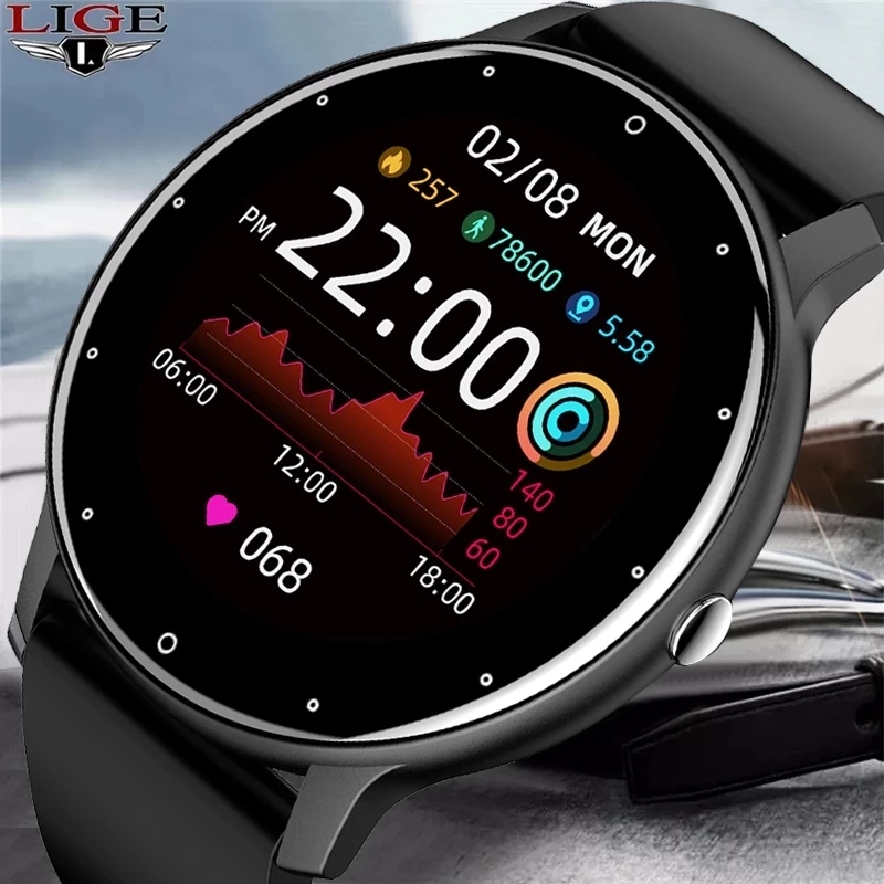 Smartwatch Icon - LIGE 2026 Nieuwe Smartwatch Heren Volledig