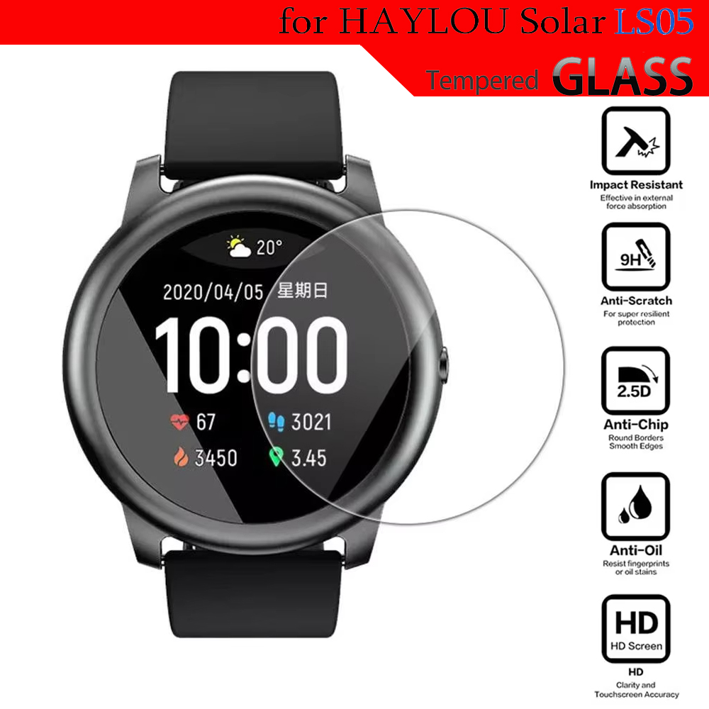 Smartwatch Icon - Gehard glas voor HayLou Solar LS05