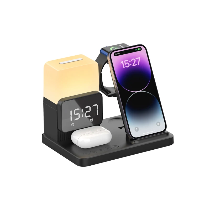 Smartwatch X12 - 6 in 1 draadloze oplader standaard