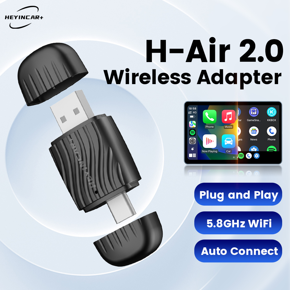 Smartwatch Universal - HEYINCAR 2 in 1 Interface Draadloze