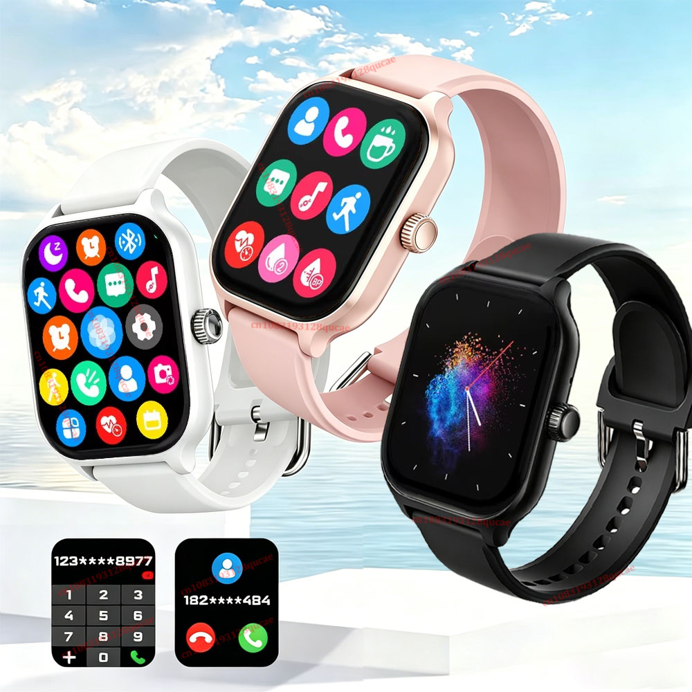 Smartwatch X12 - Smartwatch met oproepfunctie, hartslag- en slaapmonitor,