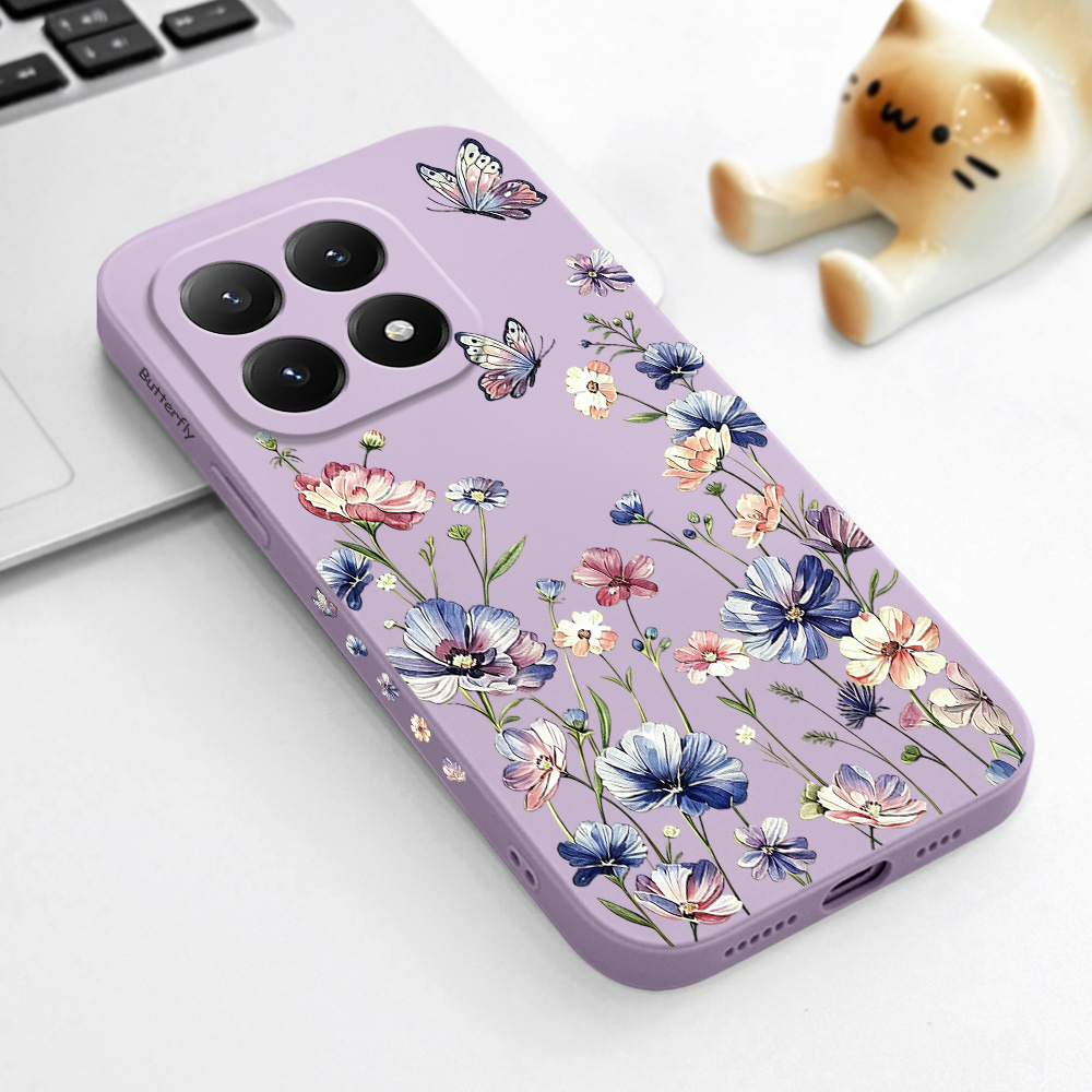 Xiaomi Poco X6 - Butterfly Hush Telefoonhoesje voor Xiaomi Poco
