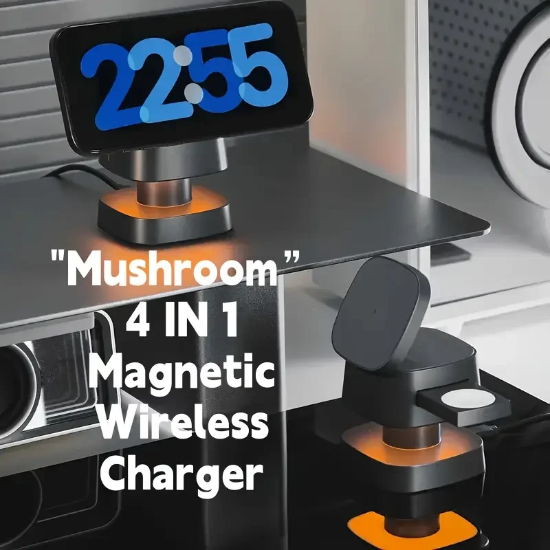 Smartwatch Ac - Magnetische 3-in-1 draadloze oplader voor iPhone