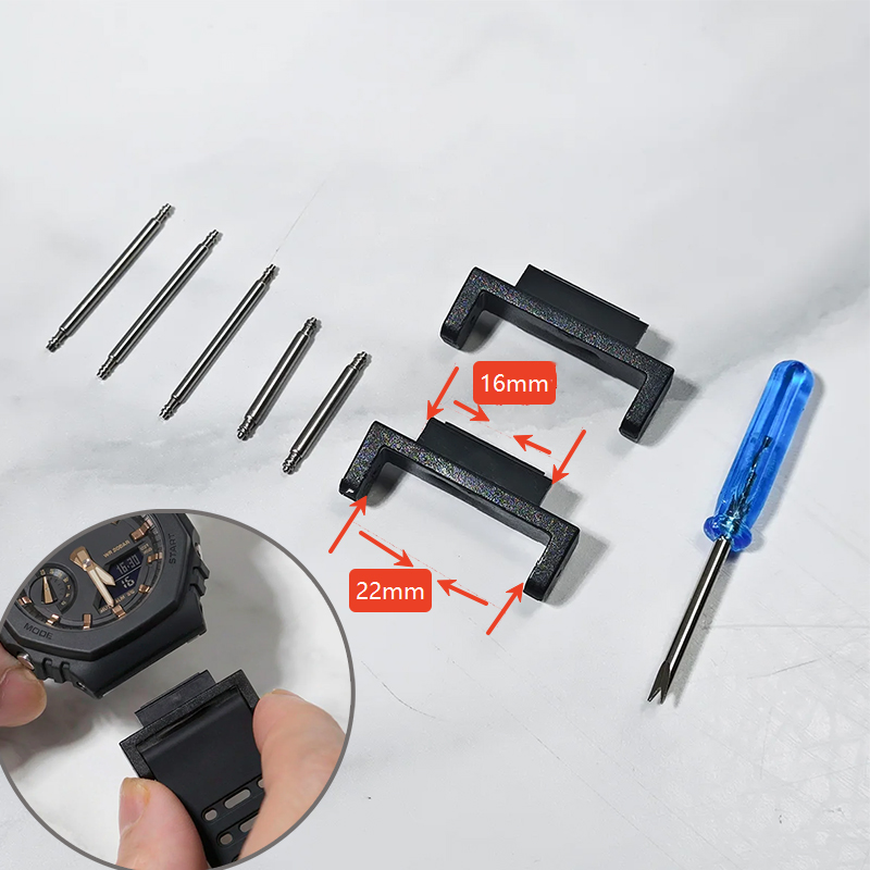 Watch Band Connector - 16mm PC Horlogeband Adapter Voor Casioak