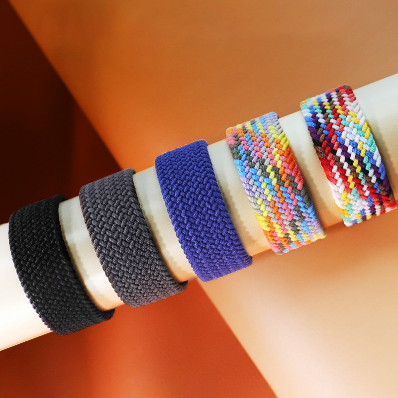 Titan Smartwatch Accessories - 22 mm horlogebanden Nylon gevlochten lusband