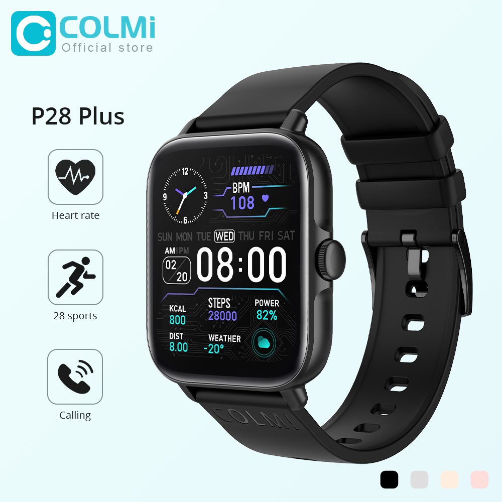 Smartwatch X12 - COLMI P28 Plus Bluetooth Antwoord Oproep