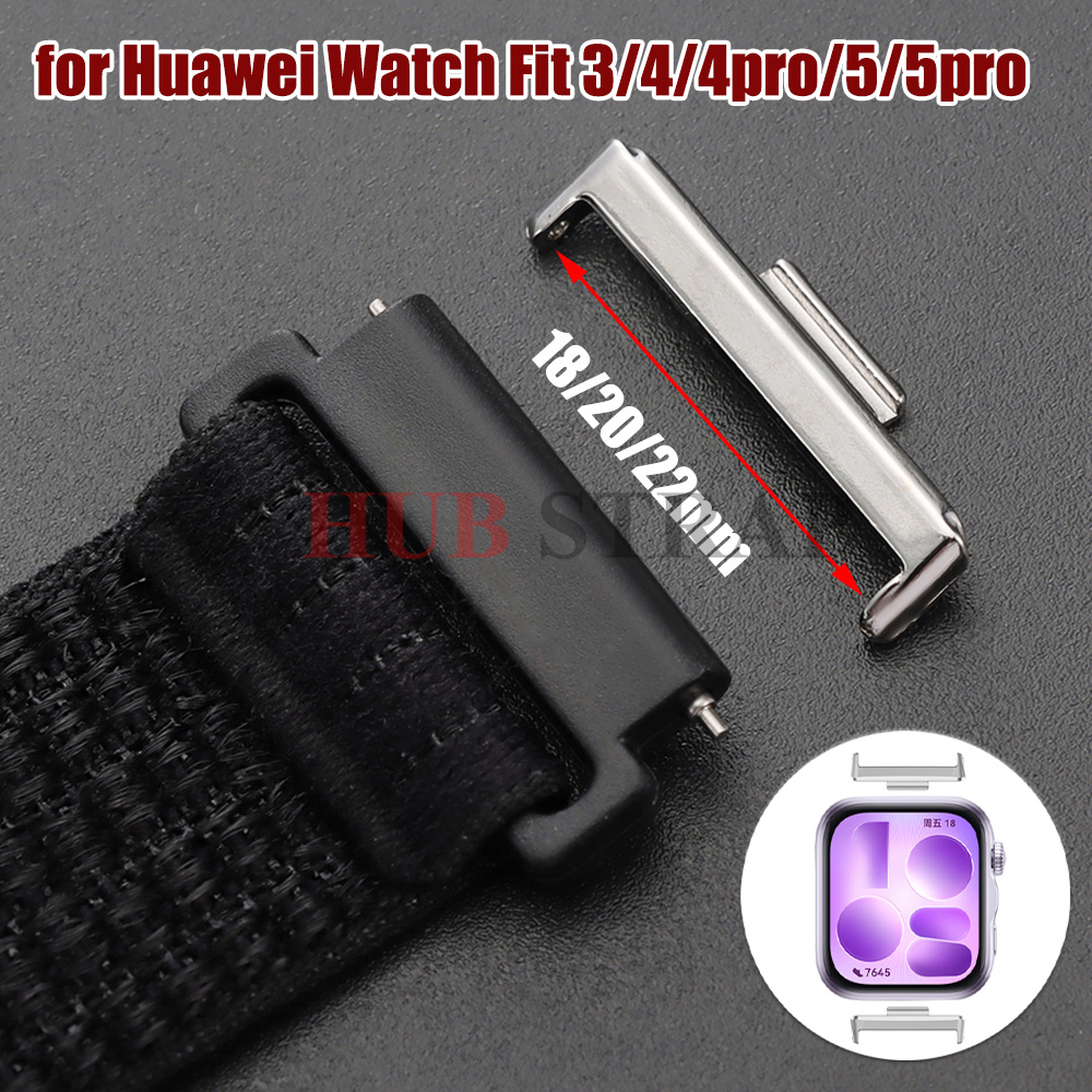 Huawei Smartwatch Accessories - 18mm 20mm 22mm Roestvrij Stalen Metalen