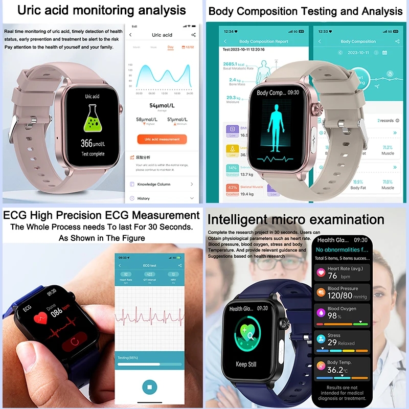 2025 Nieuw voor XIAOM1 ECG+PPG - Smartwatch X12 recensie en prijs