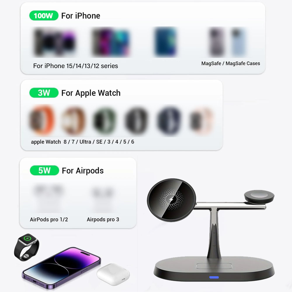 3-in-1 Magnetische Draadloze O - Smartwatch Ac recensie en prijs