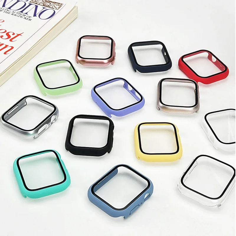 Gehard glas + cover voor Apple - Smartwatch Band Accessories recensie en prijs
