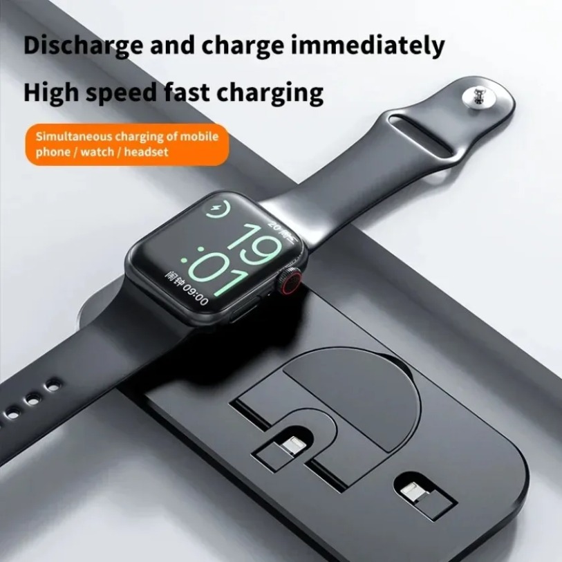 3-in-1 draadloze oplaadstation - Smartwatch X12 recensie en prijs