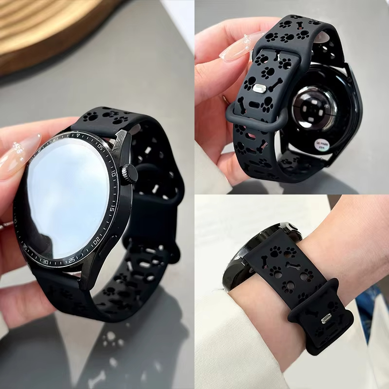 20/22mm uitgeholde hondenpootb - Titan Smartwatch Accessories recensie en prijs