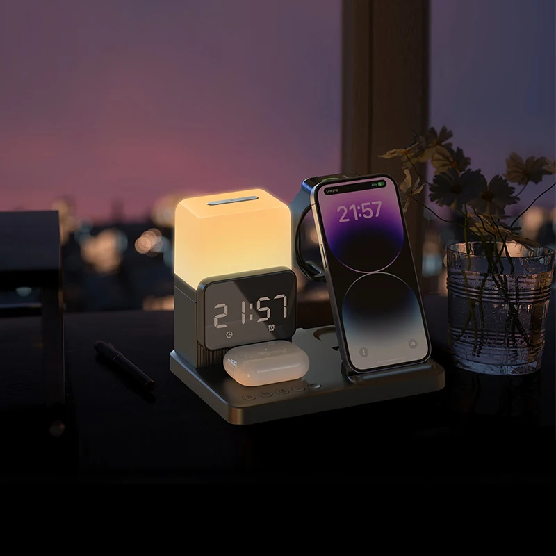 6 in 1 draadloze oplader stand - Smartwatch X12 recensie en prijs