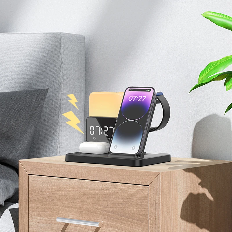 6 in 1 draadloze oplader stand - Smartwatch X12 recensie en prijs