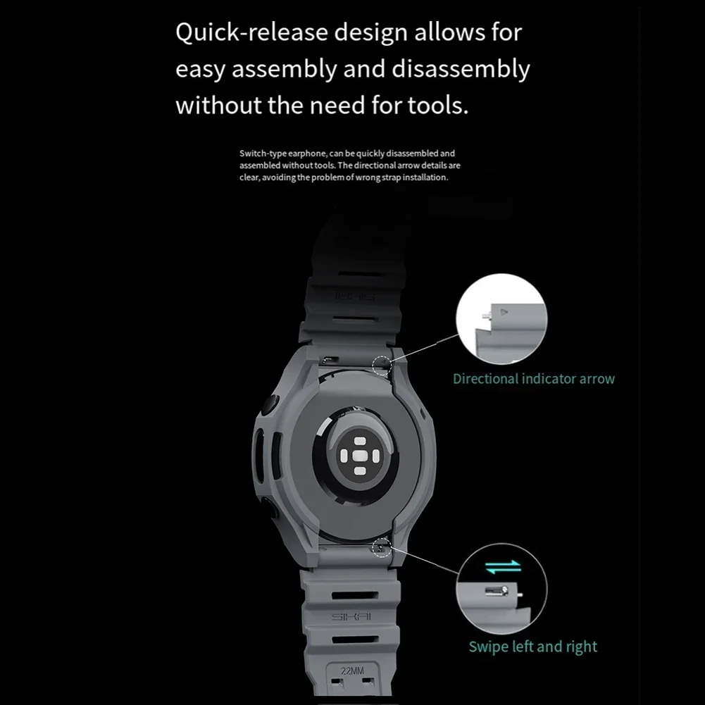 Siliconen bandjes voor Samsung - Android Smartwatch Accessories recensie en prijs