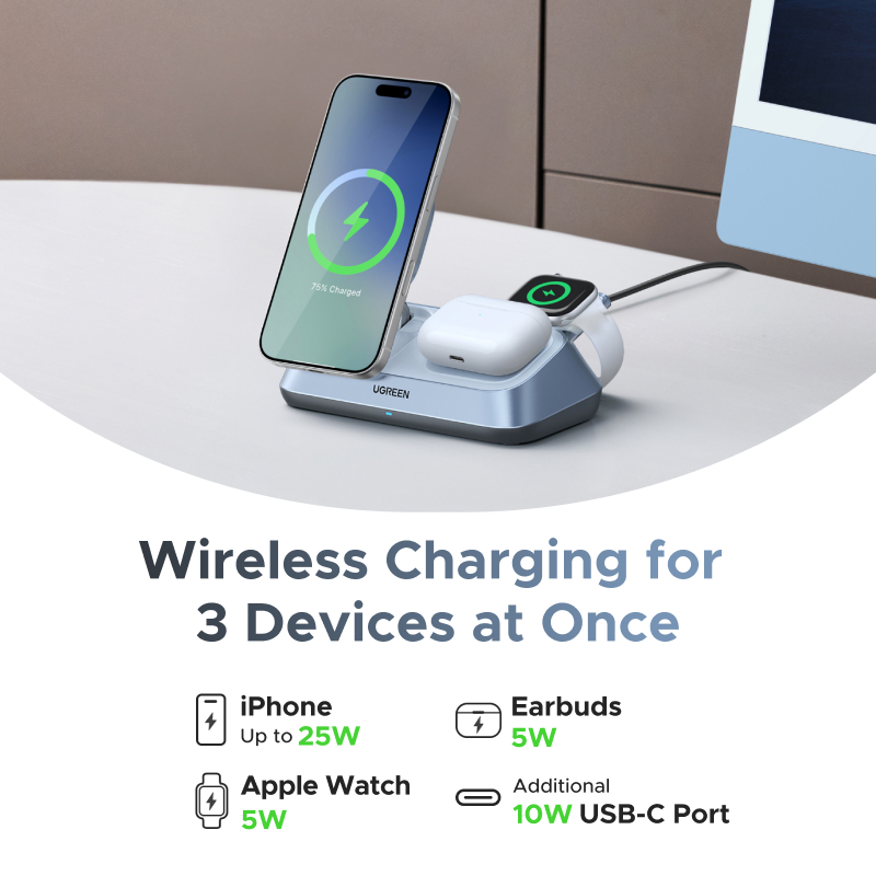 UGREEN Qi2 25W MAX magnetische - Smartwatch Ac recensie en prijs