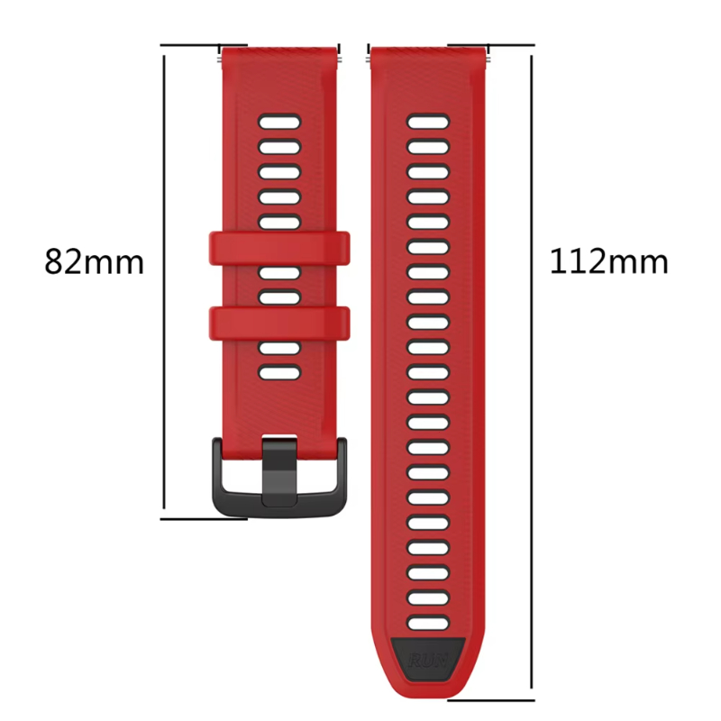 Siliconen 22 20 mm horlogeband - Titan Smartwatch Accessories recensie en prijs