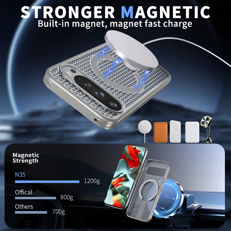 Hybride honingraat warmteafvoe - Magnetic Charging Stand recensie en prijs