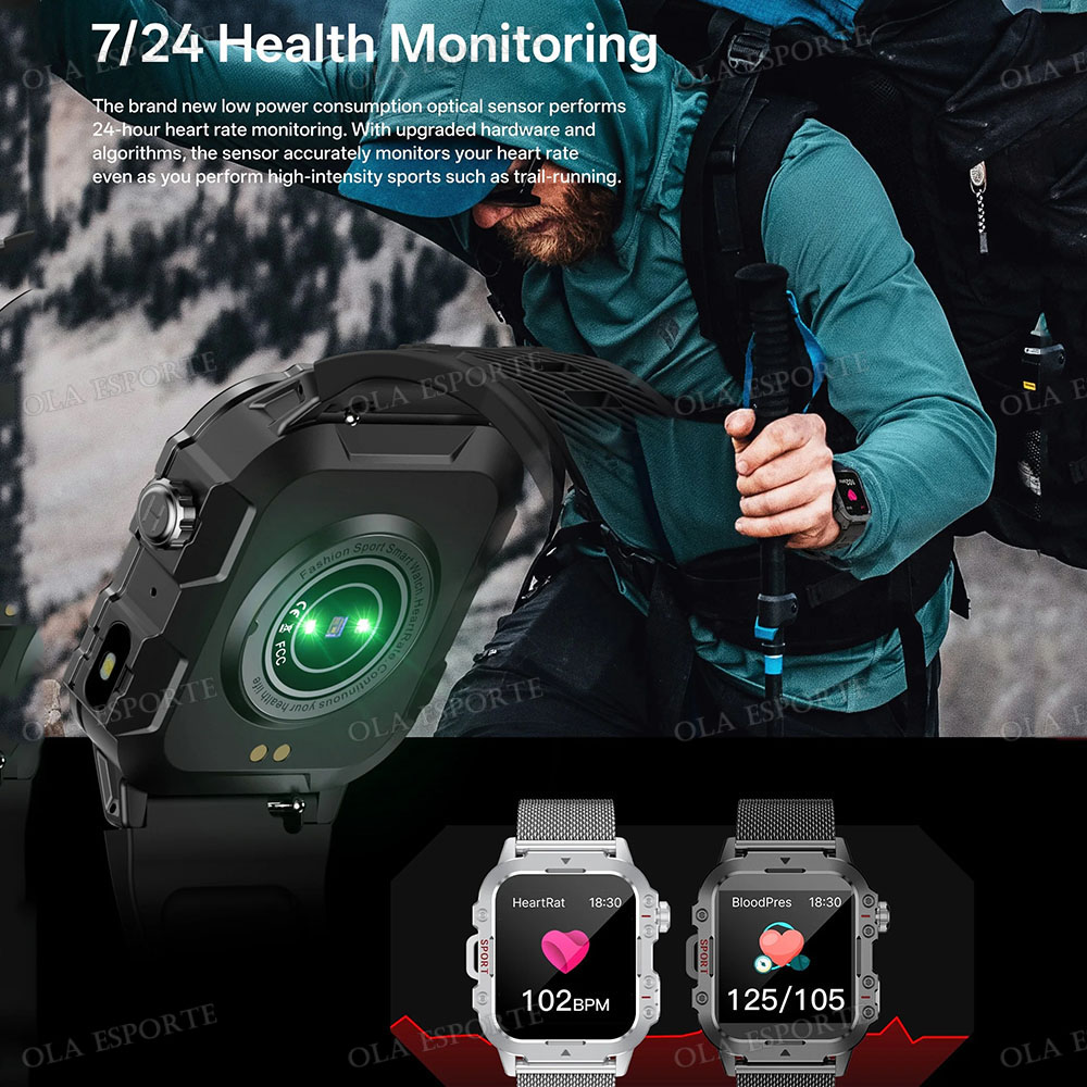 Militair Outdoor Smartwatch vo - Smartwatch X12 recensie en prijs