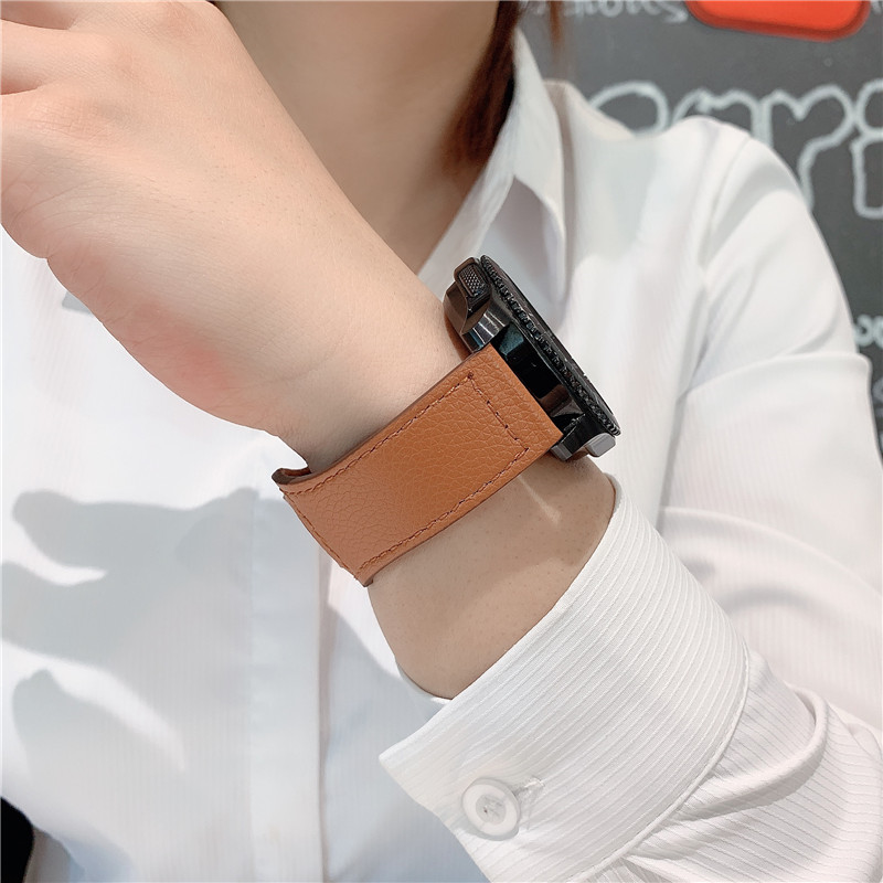 Lederen horlogeband voor Samsu - Titan Smartwatch Accessories recensie en prijs
