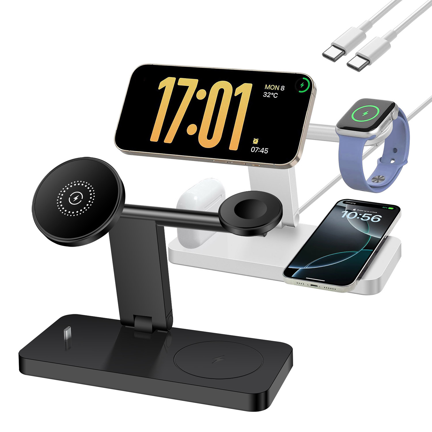 4-in-1 Magnetische Draadloze O - Smartwatch Ac recensie en prijs