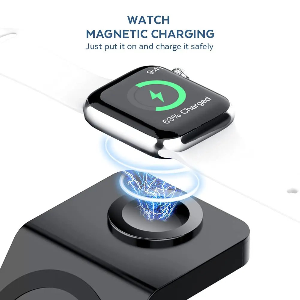 3 in 1 draadloze oplader stand - Smartwatch Ac recensie en prijs