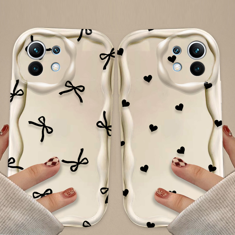 Zwarte strik hartvormige hoes  - Xiaomi Poco X6 recensie en prijs
