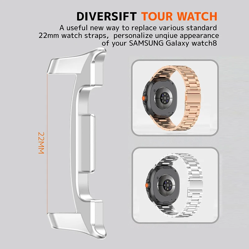2 Stuks Rvs Connector voor Sam - Watch Band Connector recensie en prijs