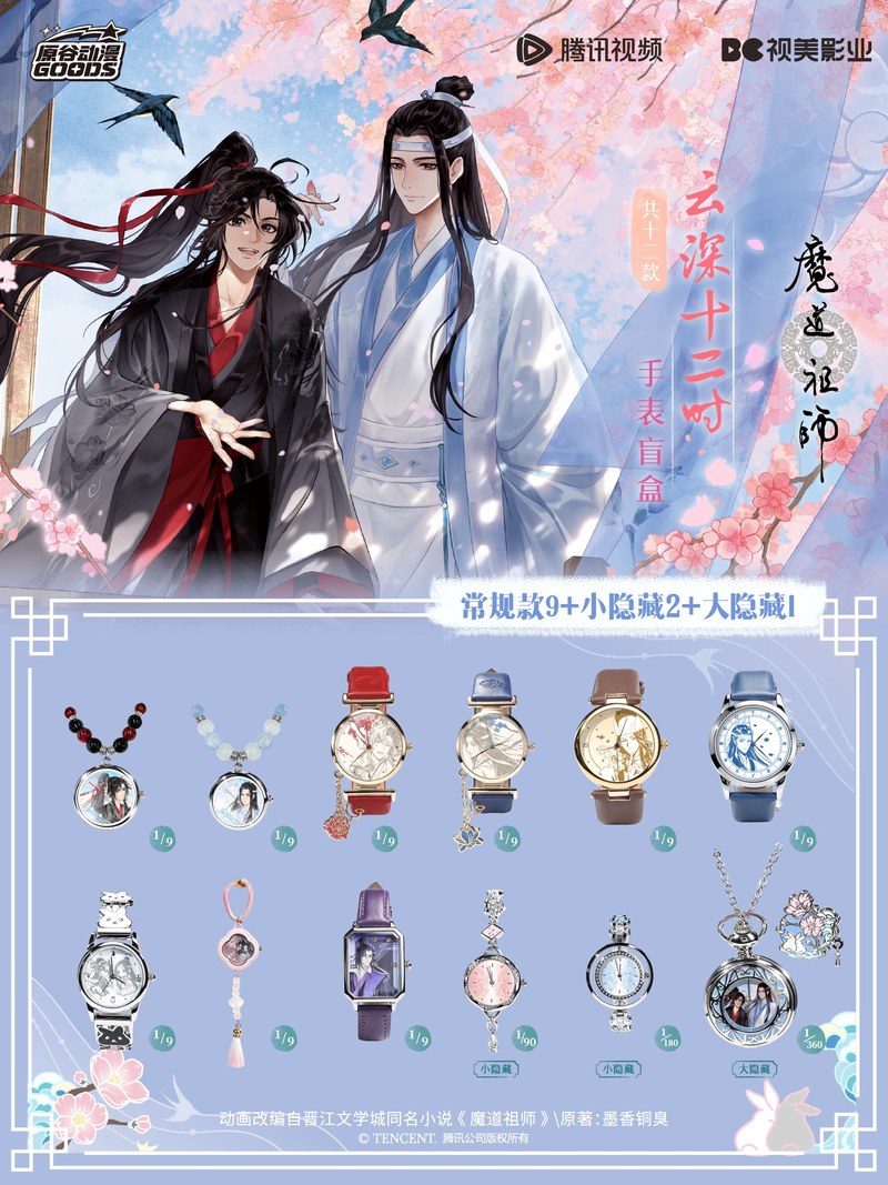 Mdzs Acg Goods The Untamed Wat - Accessories With Watch recensie en prijs