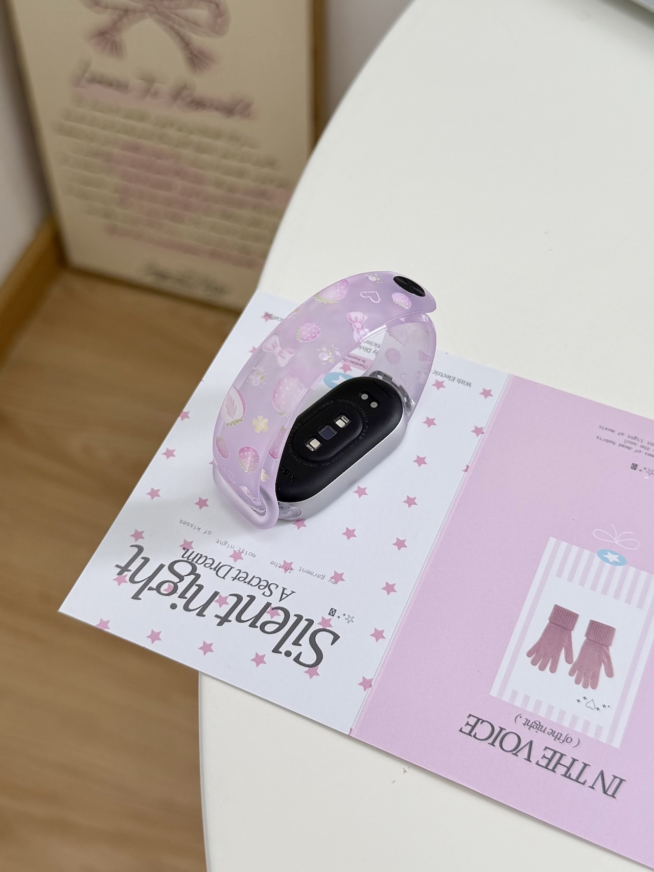Super schattig aardbei strik p - Android Smartwatch Accessories recensie en prijs