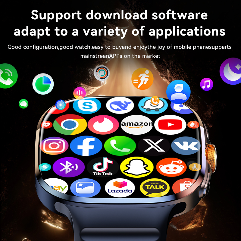 Nieuwe Groot Scherm Smartwatch - Android Smartwatch Accessories recensie en prijs